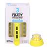3x Filtr do butelki DAFI + zakrętka (SOFT) cytrynowy