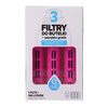 3x Filtr do butelki DAFI + zakrętka (SOFT) różowy